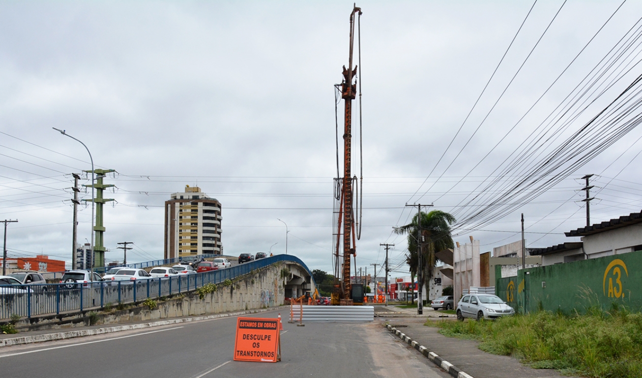 Iniciadas duplicações das pistas dos viadutos Francisco Pinto e Wilson Falcão
